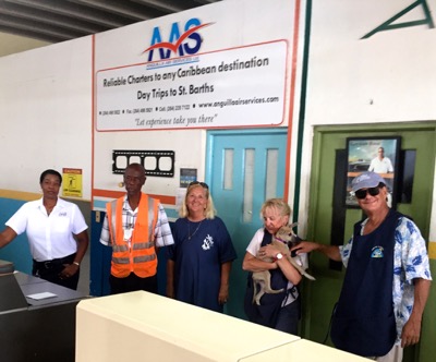 A photo from the AARF October 2017 airlift of dogs and cats from Anguilla to St. Maarten to Tennesse