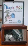 AARF change boxes use the collected (donated) spare change for the Lehigh Fund