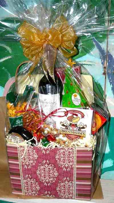 Kimberly donated a nice gift basket as a prize