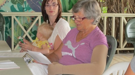 A photo showing a day in the life of an AARF volunteer